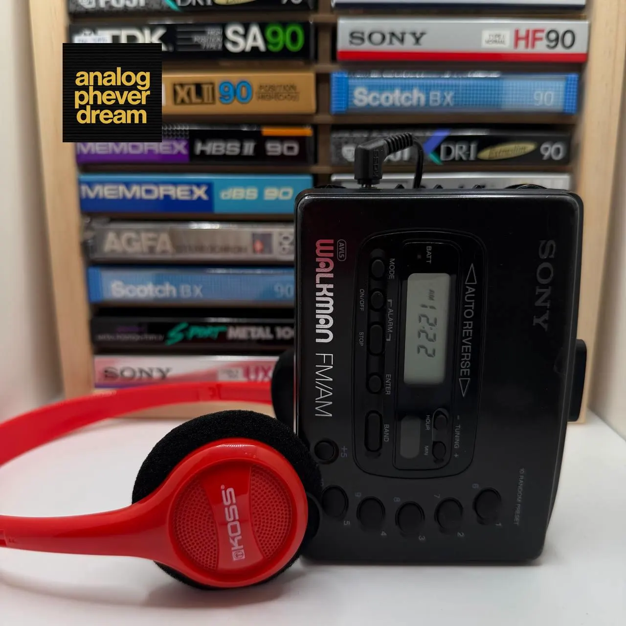 Restored 1993 Sony WM-FX41 Cassette Walkman; Fully Serviced: Free Cassette + Headphones