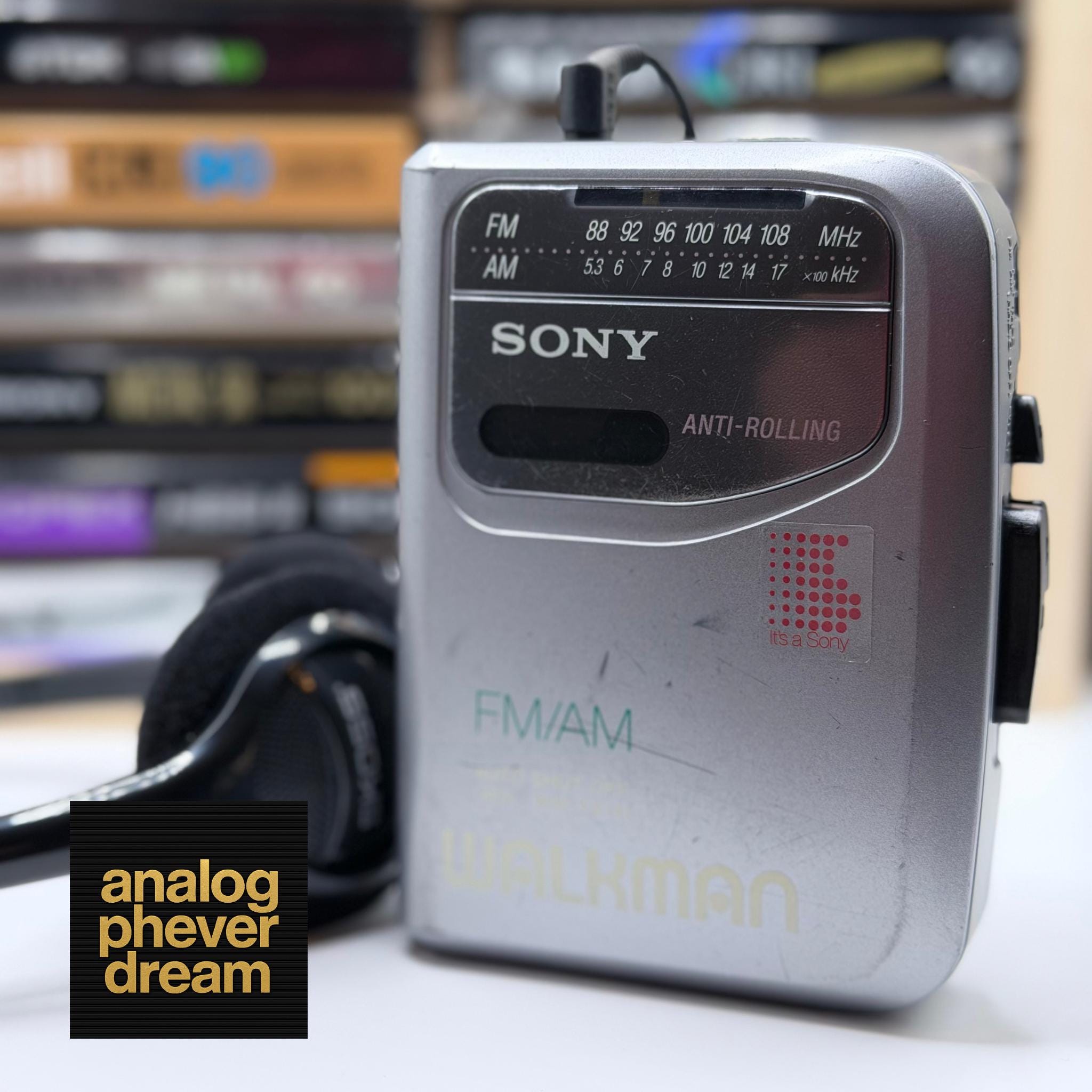 survivor series 1994 SONY wm-fx141 cassette walkman: mixtape + headphones (read description)