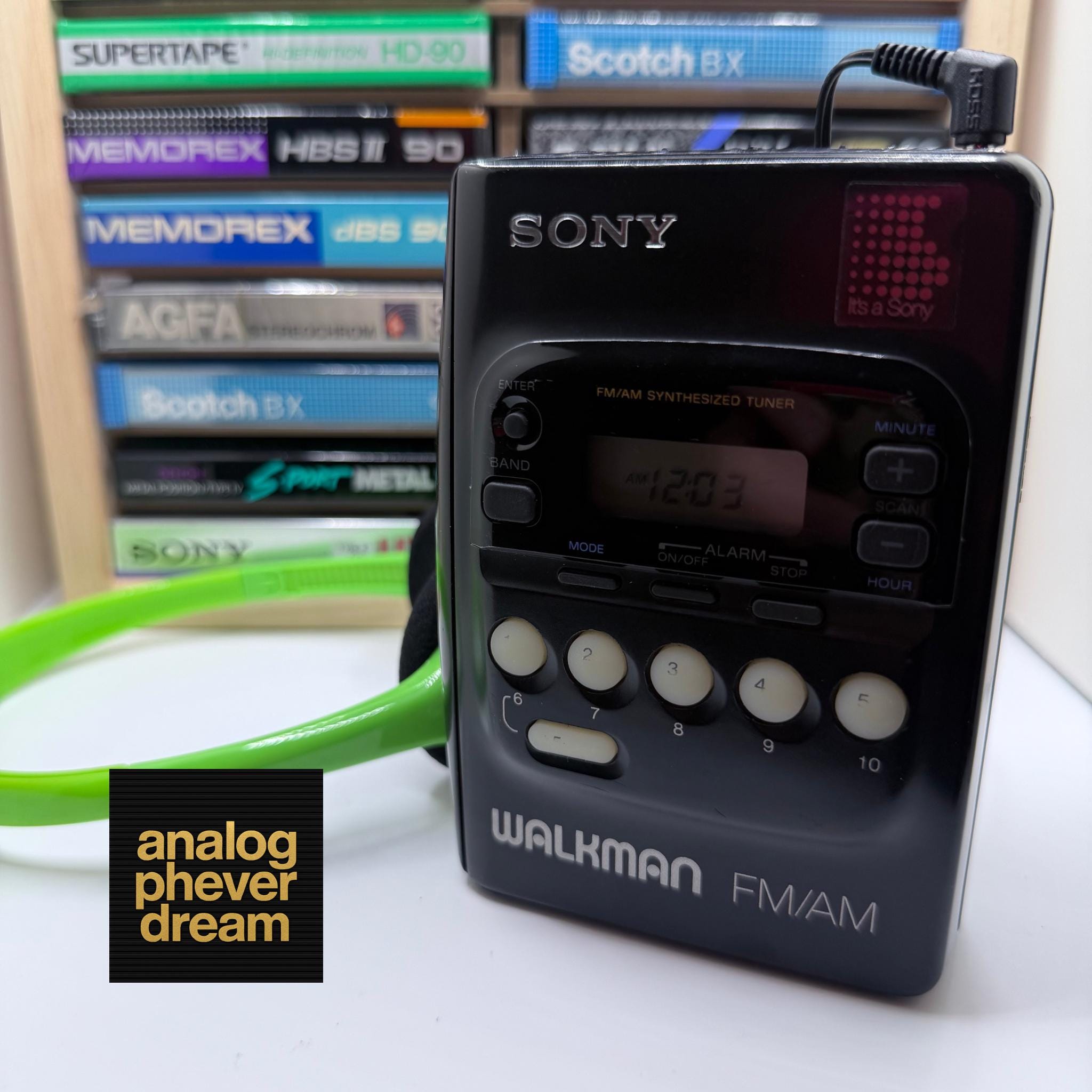 survivor series 1991 SONY wm-fx20 (made in japan) cassette walkman; fully restored/serviced: free cassette + headphones